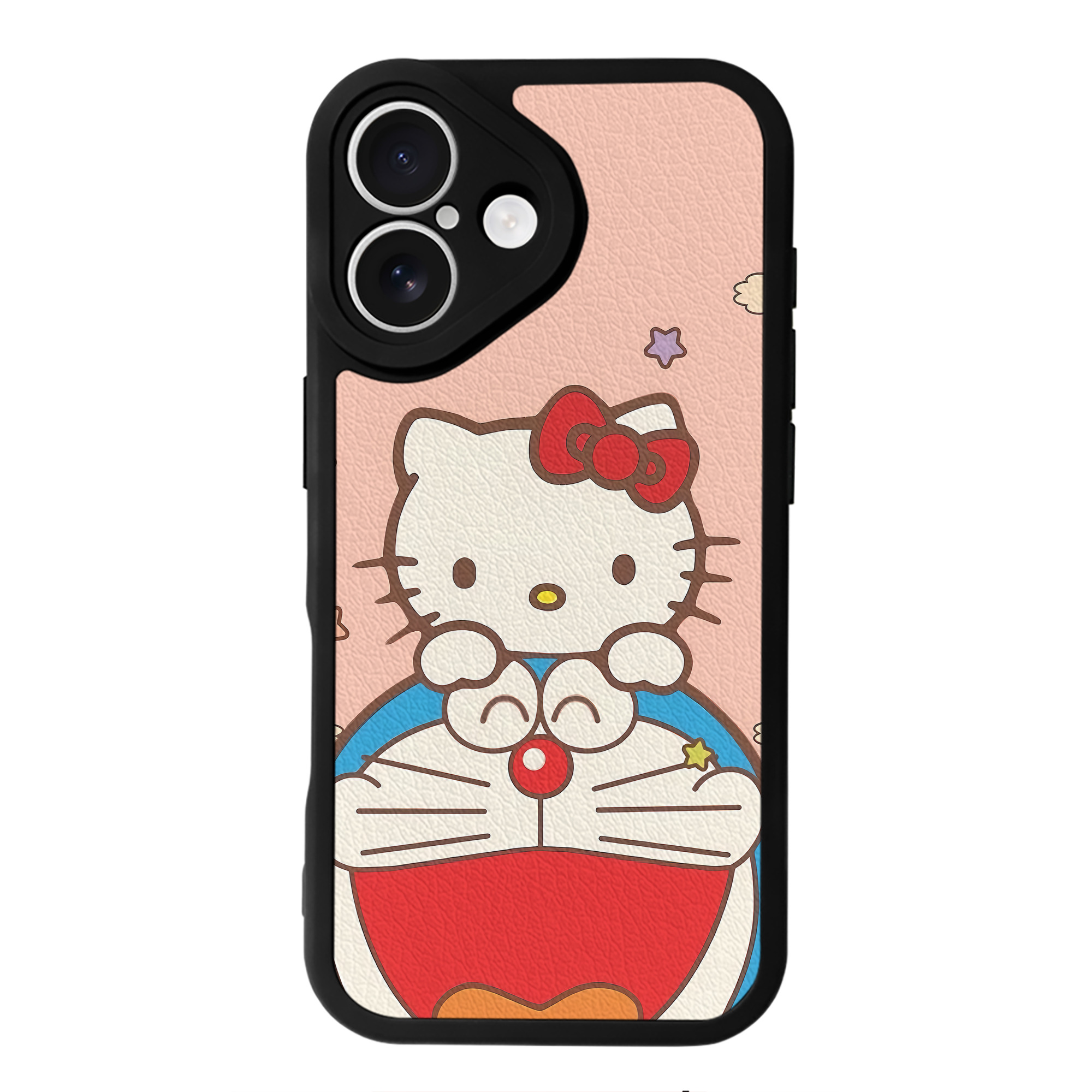 （画像用） ドラえもん Doraemon 【iPhone 16シリーズ対応】シリコンスマホケース（レザー調） 材質：シリコン
